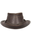 Original Australian Bush Hat Real Leather Cowboy Brown 3