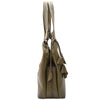 Womens Leather Shoulder Zip Opening Large Hobo Bag Kimberly Olive 3