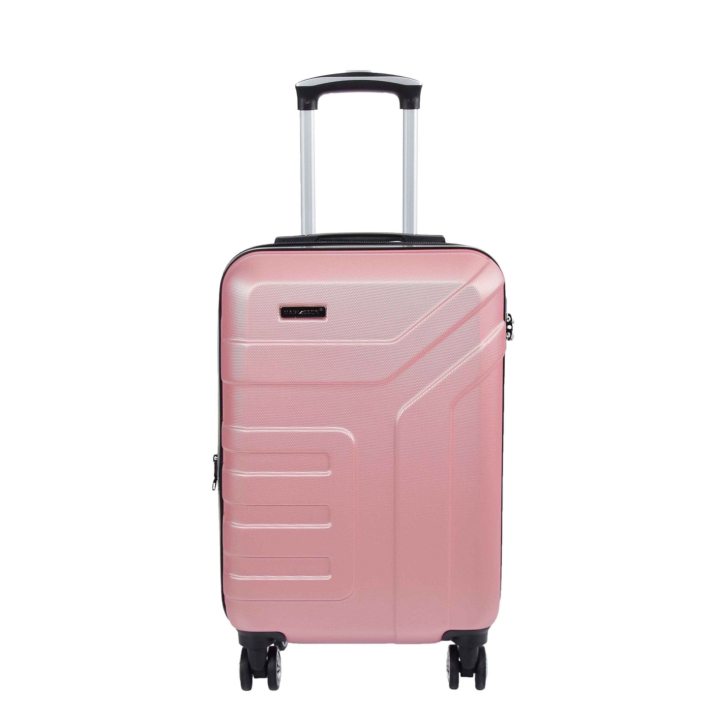 Expandable 4 Wheeled Cabin Hard Luggage Sydney Rose Gold 4