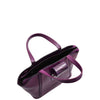 Womens Fashion Leather Handbag Adjustable Strap Bag JANE Purple 4