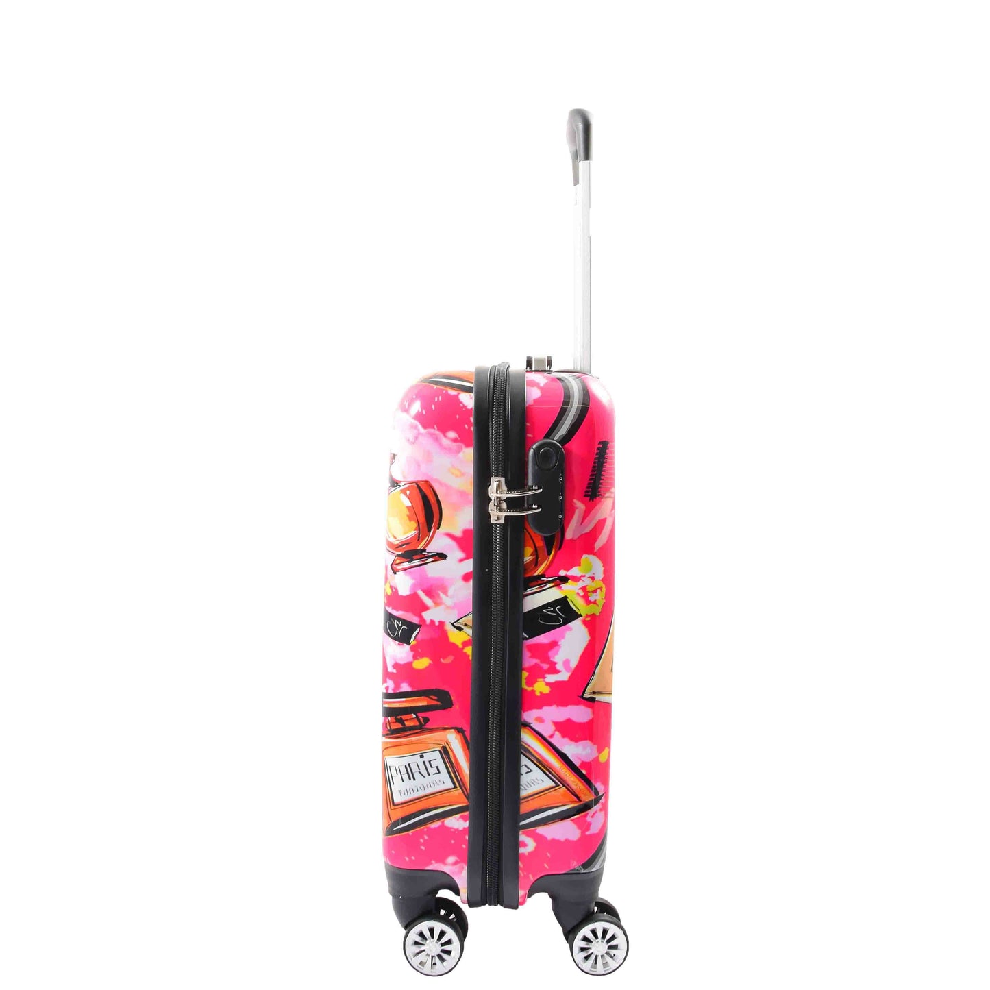 Four Wheels Hard Shell Make Up Print Luggage VIANA 4