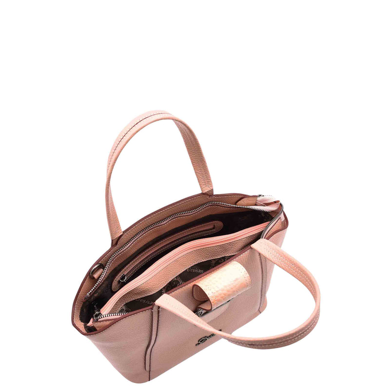 Womens Fashion Leather Handbag Adjustable Strap Bag JANE Rose 7