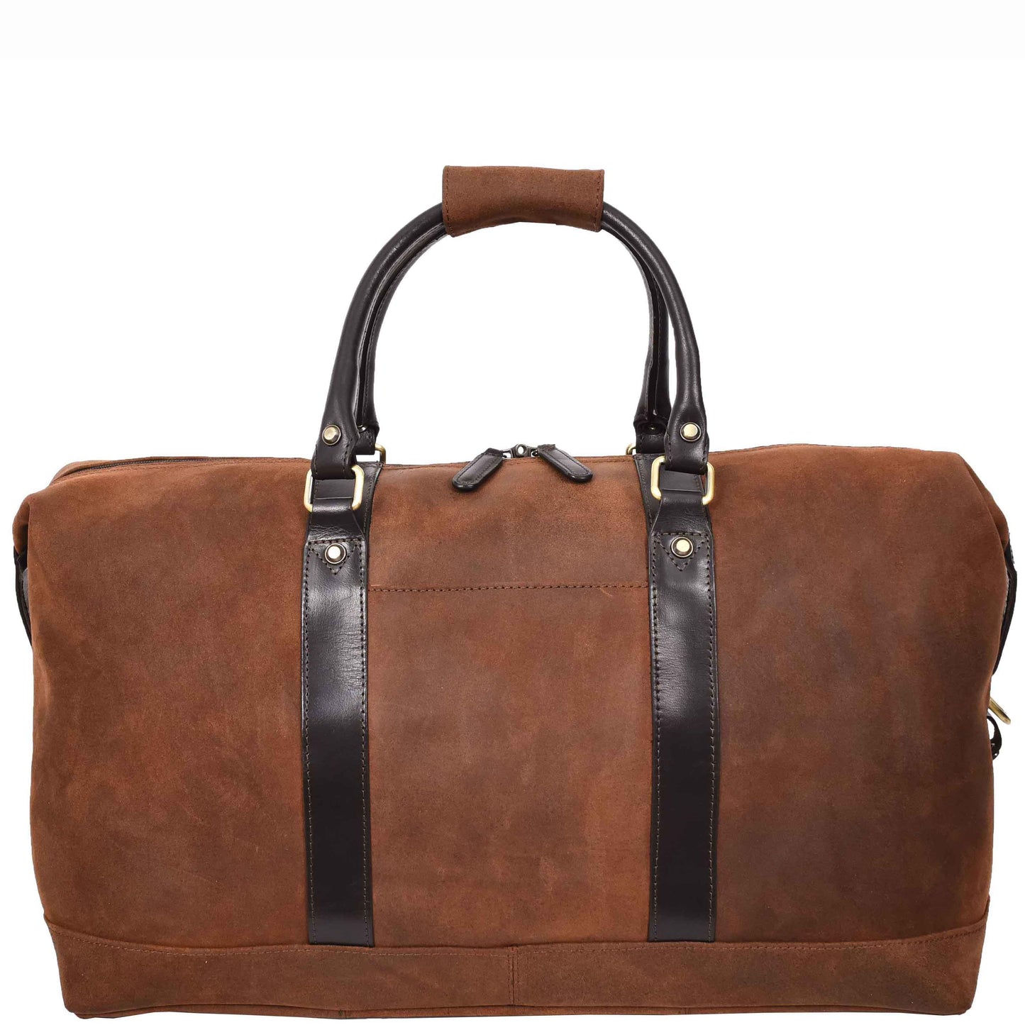 Real Leather Large Size Holdall Duffle Bag Vintage Brown HOL788 4