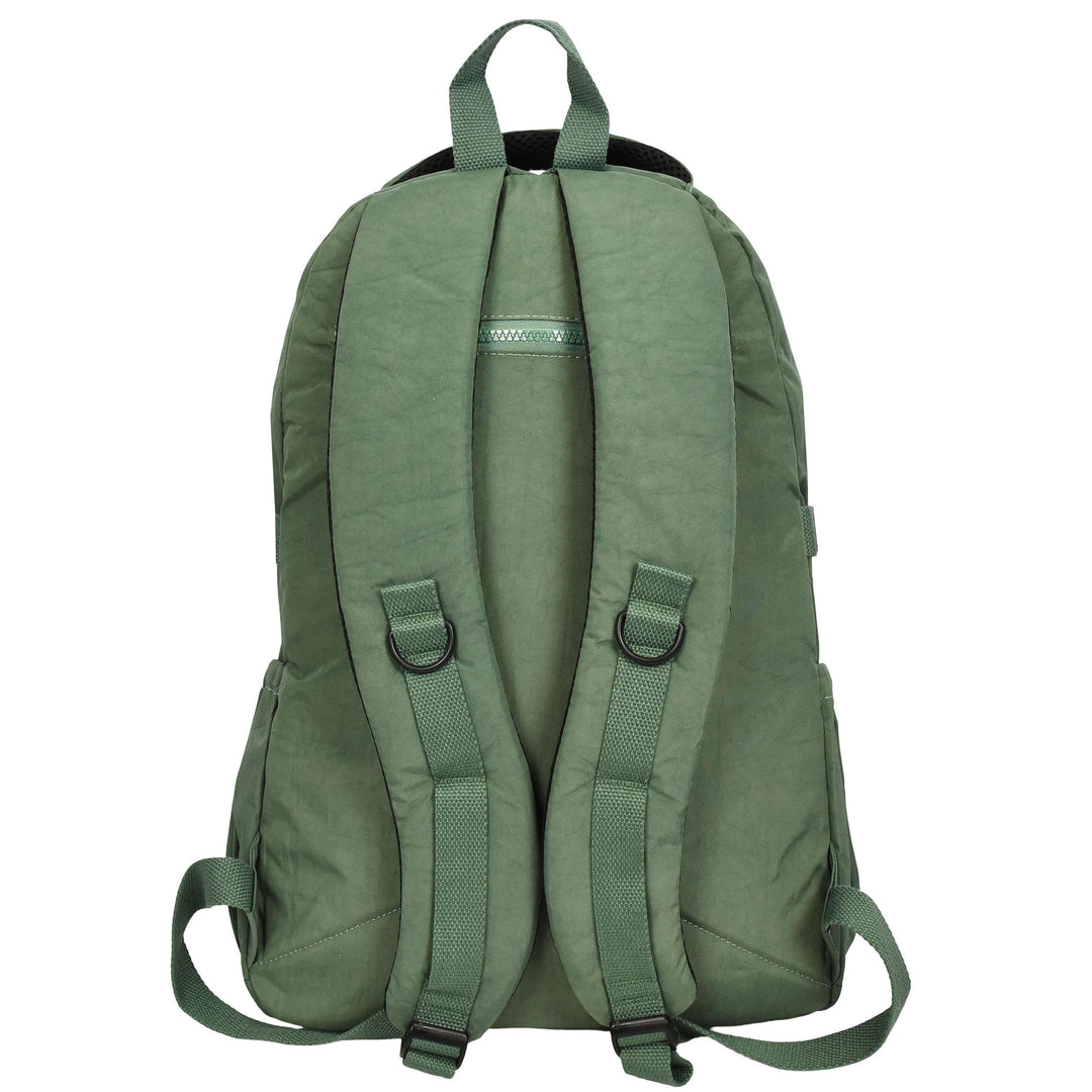 Backpack Lightweight Multiple-Compartment Rucksack with Spacious Storage Casual Use Daypack Colindale Green