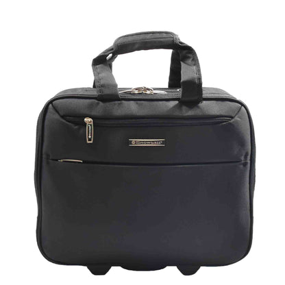 Pilot Case with Wheels Laptop Business Briefcase ARKOMA Black 4