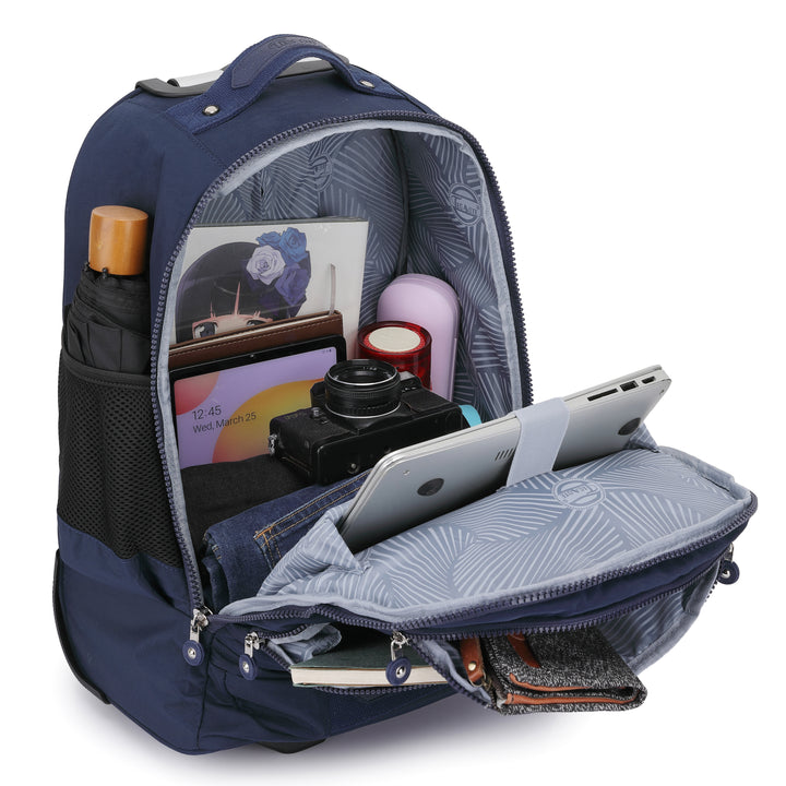 Wheeled Laptop Backpack Convertible Trolley Jetmax Grey 4