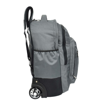 Cabin Size Backpack Wheels Hiking Trekking Telescopic Handle Vulcan Grey 4