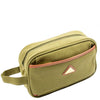 Faux Leather Toiletry Wash Bag Travel HOL8202 Green 1
