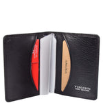 RFID Small Bi-fold Wallet Credit Cards Holder HOL04 Black 5