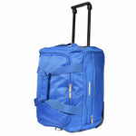 Wheeled Holdall Duffle Mid Size Bag HOL214 Blue 4