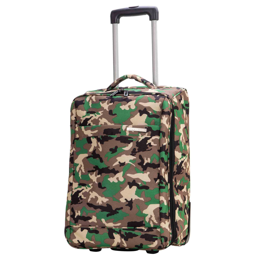 Soft Wheeled Luggage Printed Designs Voyra Marble Camouflage 4