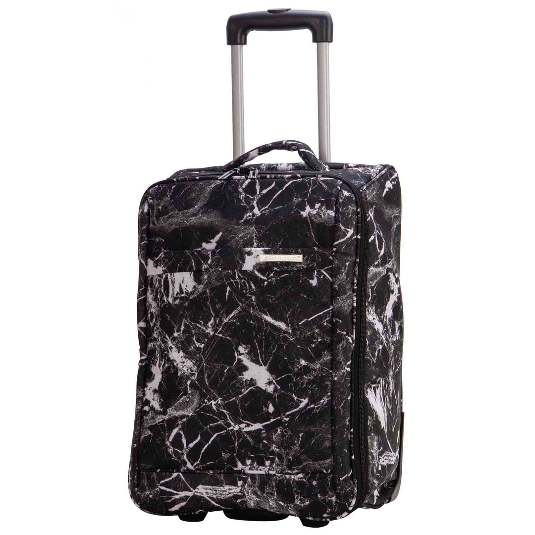 Soft Wheeled Luggage Printed Designs Voyra Marble 4