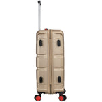 4 Wheel Spinner TSA Hard Travel Luggage Union Jack Taupe 19