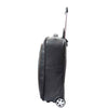 Real Leather Cabin Suitcase Wheeled Trolley Newton Black 4
