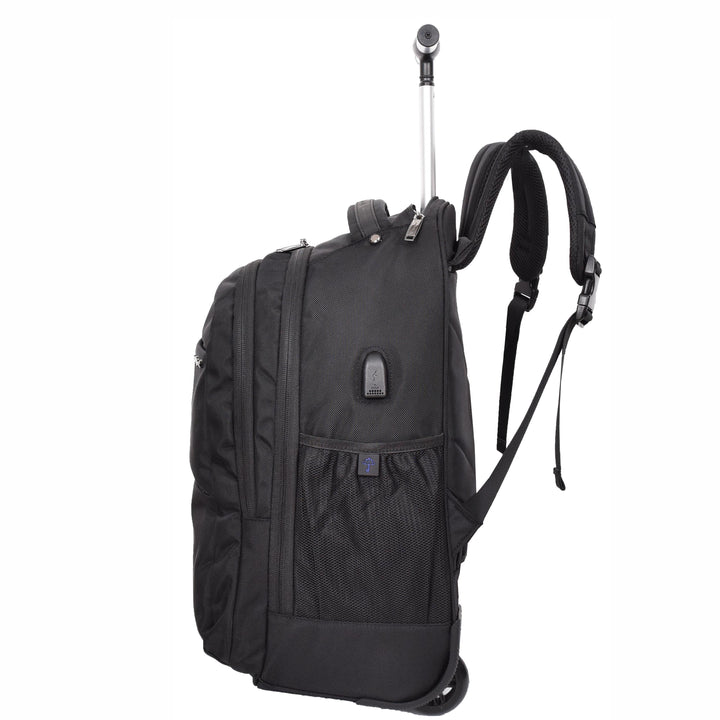 Mess Backpack Wheels Cabin Backpack Wheels Hiking Trekking Telescopic | House of Leather
