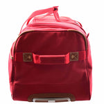 Wheeled Holdall Mid Size Duffle Bag HOL062 Red 4