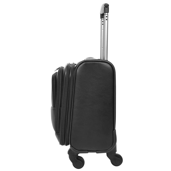 Rolling Pilot Case 4 Wheeled Business Executive Bag Black PLUTO 5