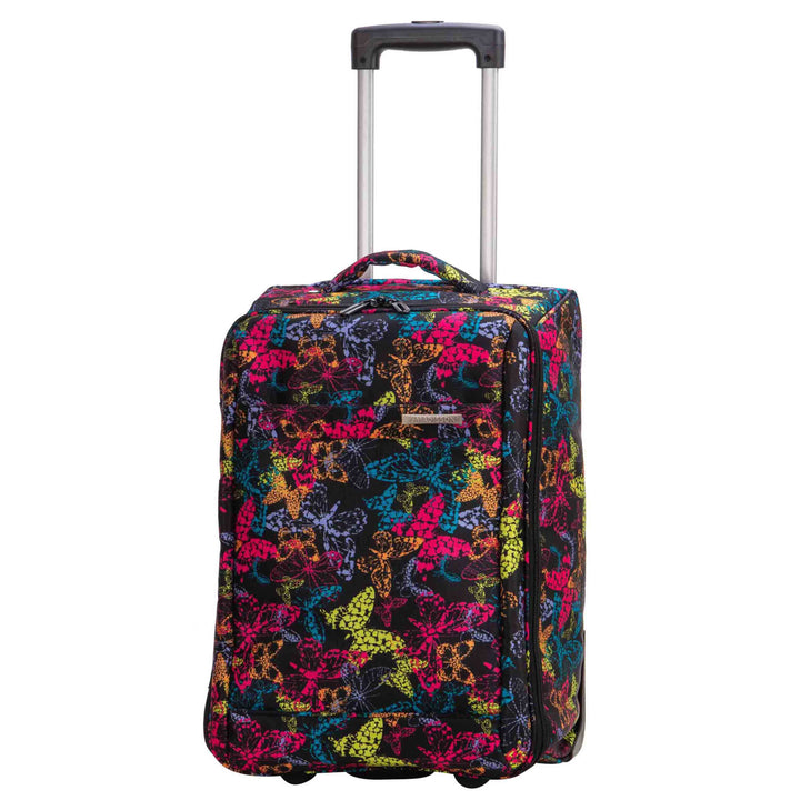 Soft Wheeled Luggage Printed Designs Voyra Butterfly 5