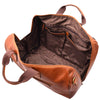Genuine Leather Travel Holdall Overnight Bag HL015 Honey 5