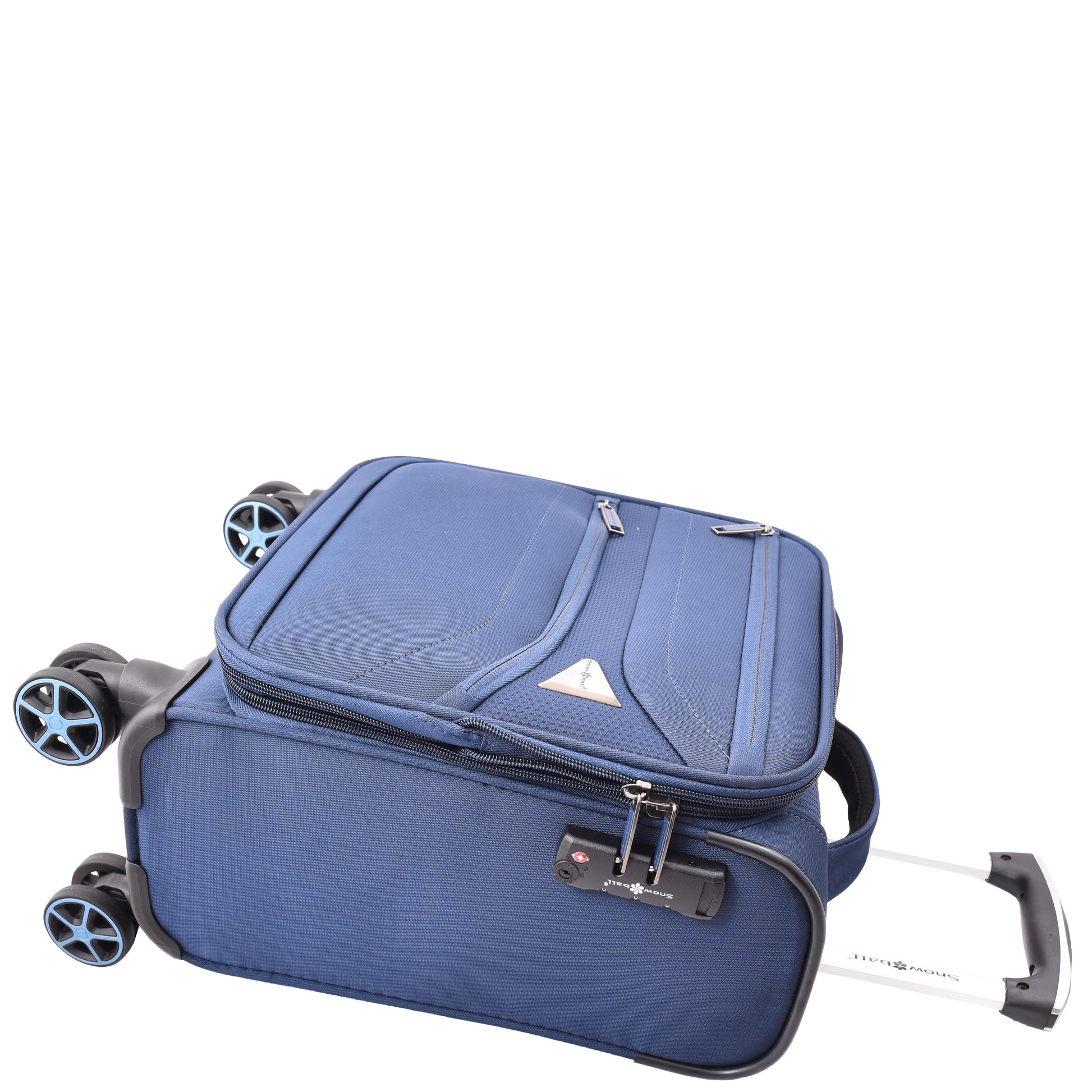 Expandable 8 Wheel Soft Luggage Japan Navy 5