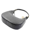 Womens Classic Leather Shoulder Hobo Bag BRUGES Black 5