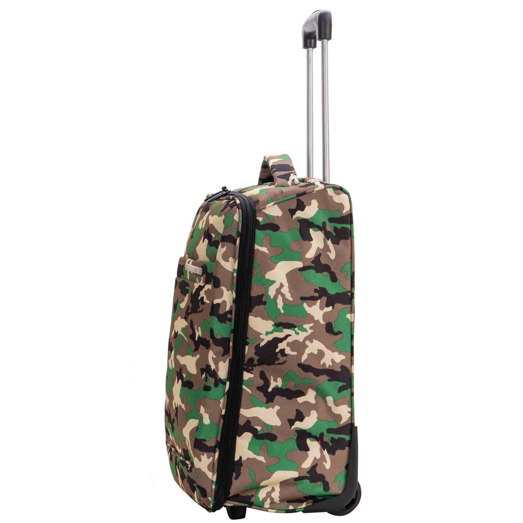 Soft Wheeled Luggage Printed Designs Voyra Marble Camouflage 5