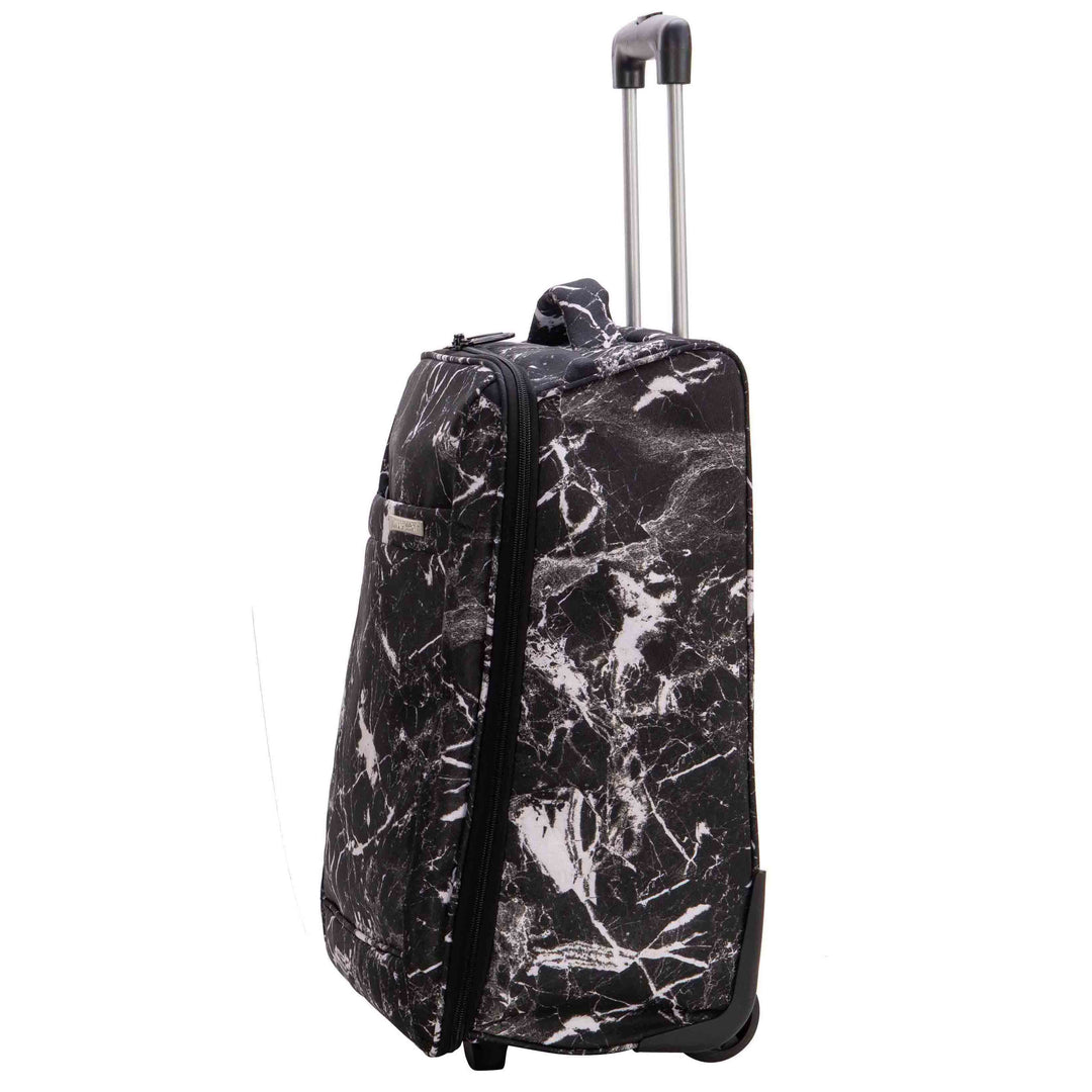 Soft Wheeled Luggage Printed Designs Voyra Marble 5