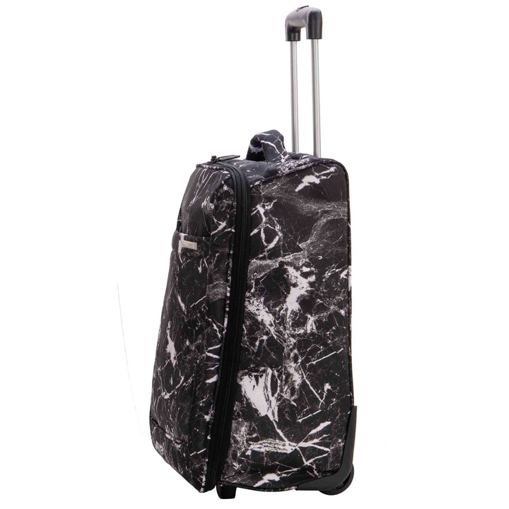 Soft Wheeled Luggage Printed Designs Voyra Marble 5
