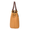 Womens Leather Top Handle Bag Ella Tan 4