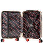 4 Wheel Spinner TSA Hard Travel Luggage Union Jack Taupe 7