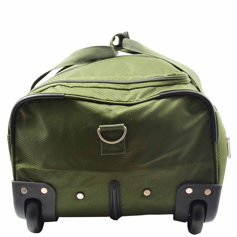 Wheeled Holdall Duffle Mid Size Bag HOL214 Khaki 6