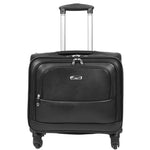 Rolling Pilot Case 4 Wheeled Business Executive Bag Black PLUTO 6