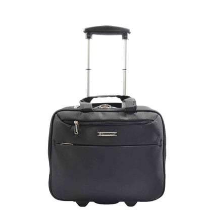 Pilot Case with Wheels Laptop Business Briefcase ARKOMA Black 6