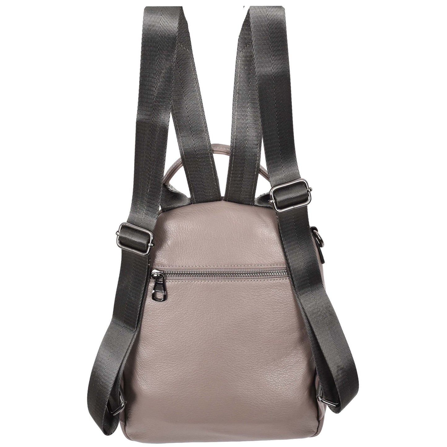 Womens Real Leather Casual Backpack Victoria Grey 1