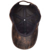 Classic Leather Baseball Cap Antique Brown 6