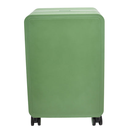 20" Cabin Size USB Port Suitcase Four Wheels Hard Shell Luggage Expedition Green-7