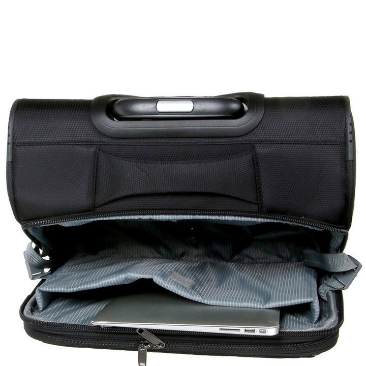 Pilot Case Business Office Travel Bag 2 Wheeled Cabin Black Sparta 7