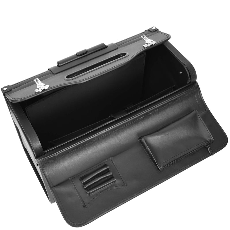 Wheeled Pilot Case Carry on Cabin Bag Laptop Sleeve Black Titan 7