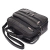 Mens Messenger Cross Body Bag Soft Leather Small Black HOL909 6