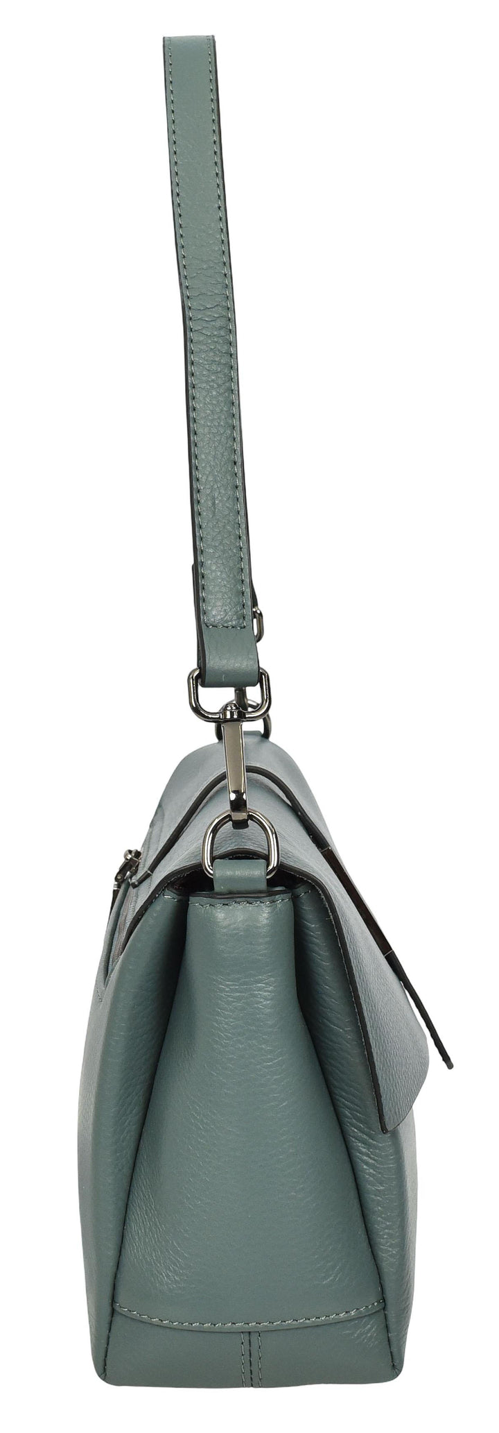 Women's Premium Leather Shoulder Bag 2-in-1 Style Handbag  Zelia Teal