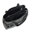 Womens Real Leather Shoulder Bag Large Size HOL3591 Black 7