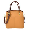 Womens Leather Top Handle Bag Ella Tan