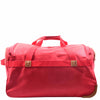 Wheeled Holdall Mid Size Duffle Bag HOL062 Red 2