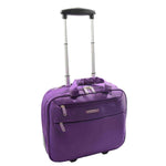 Pilot Case with Wheels Laptop Business Briefcase ARKOMA Purple
