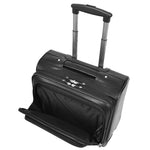Rolling Pilot Case 4 Wheeled Business Executive Bag Black PLUTO 8