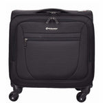 Travel Pilot Case Business Organiser Wheeled Trolley Cabin Bag Barnard Black 9