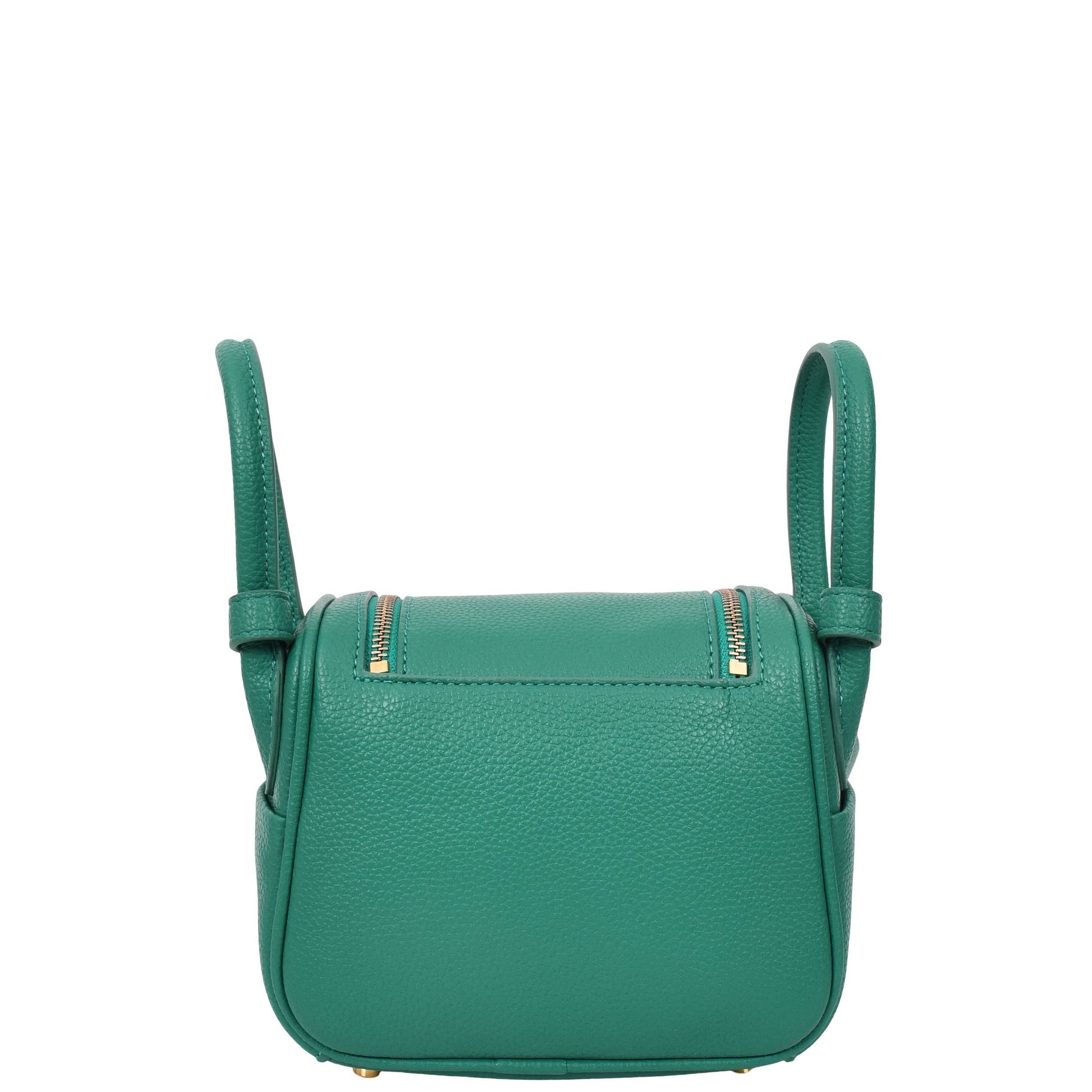 Womens Faux Leather Mini Shoulder Bag Celeste Green 1