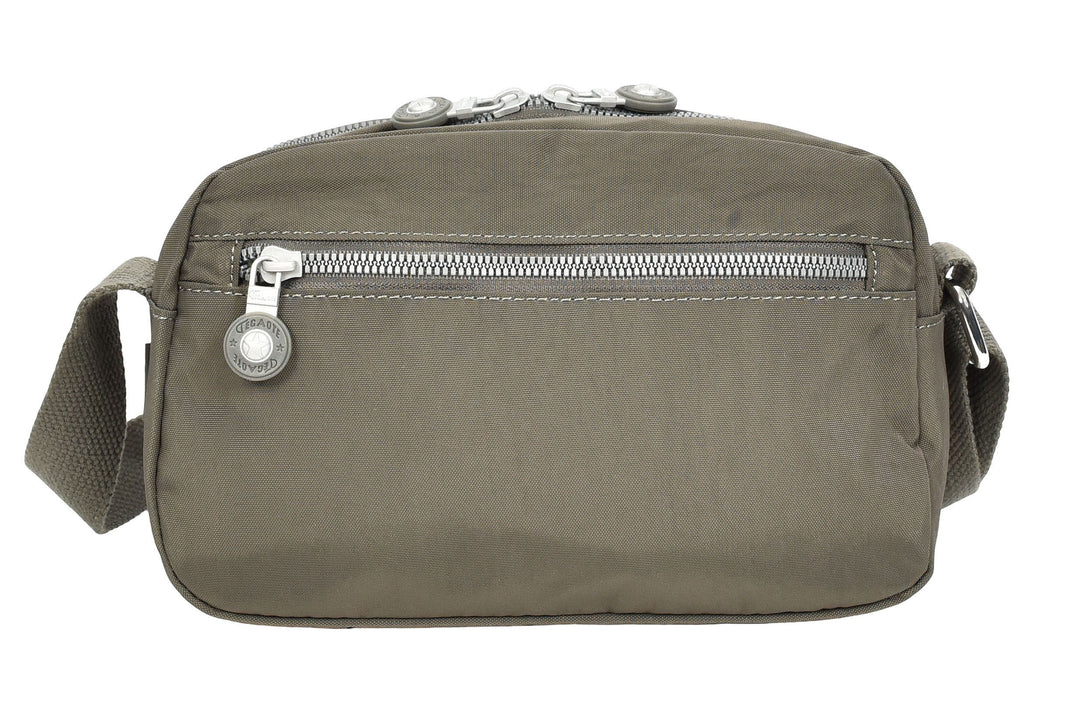 Womens Small Cross Body Bag Travel Organiser Sling Pouch Anya Grey