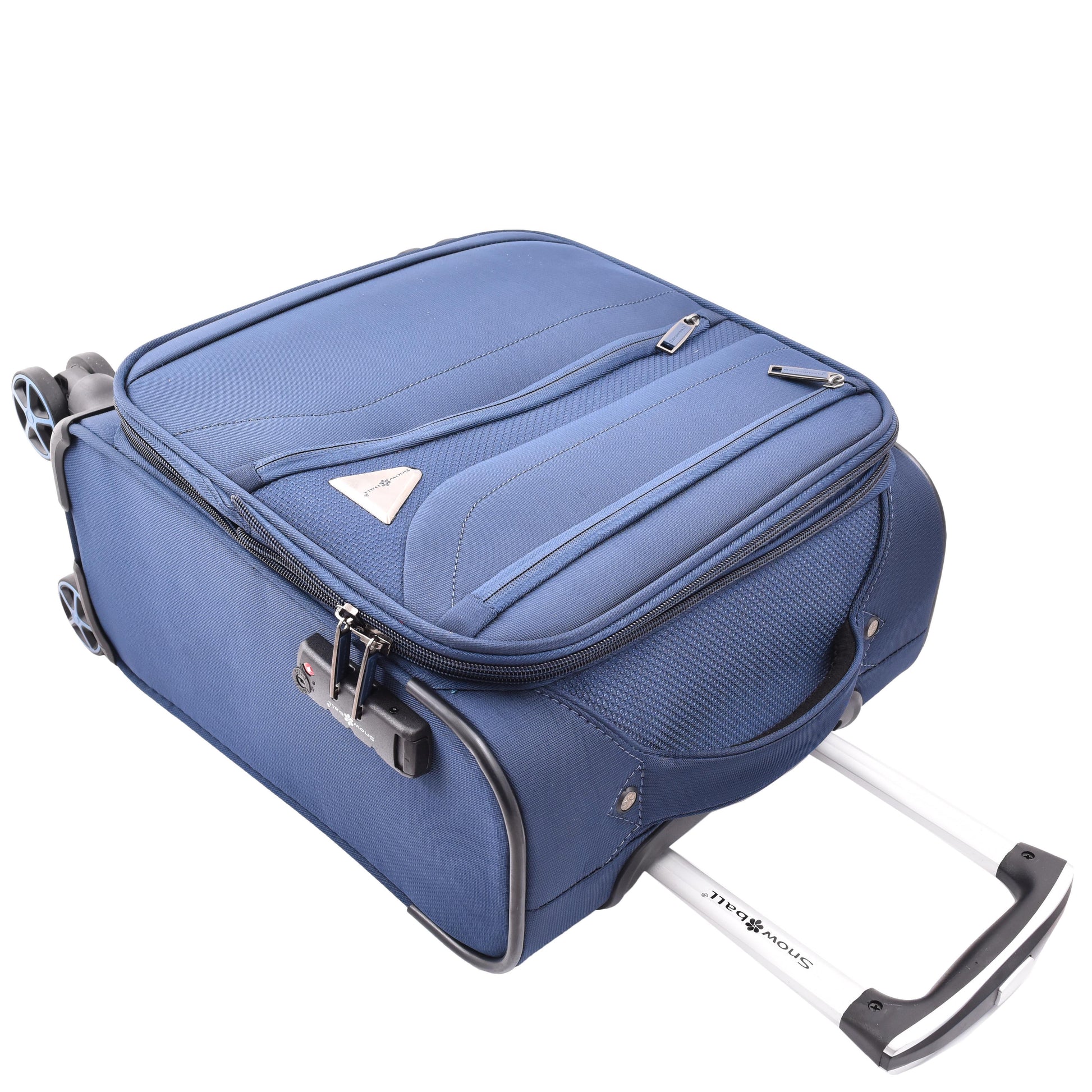 Expandable 8 Wheel Soft Luggage Japan Navy 9