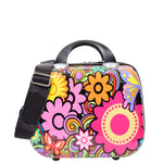 Four Wheel Suitcase Hard Shell Expandable Luggage Flower Print 23